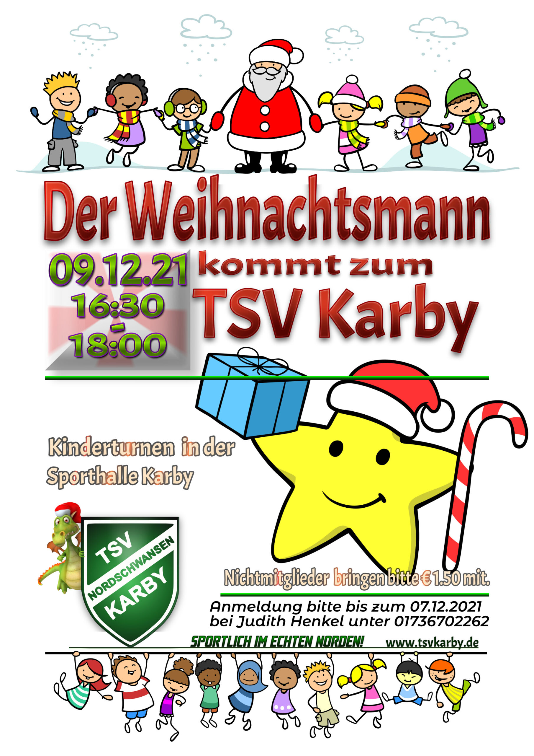 Kinderturnen Weihnachtsevents TSV Nordschwansen Karby 2 scaled